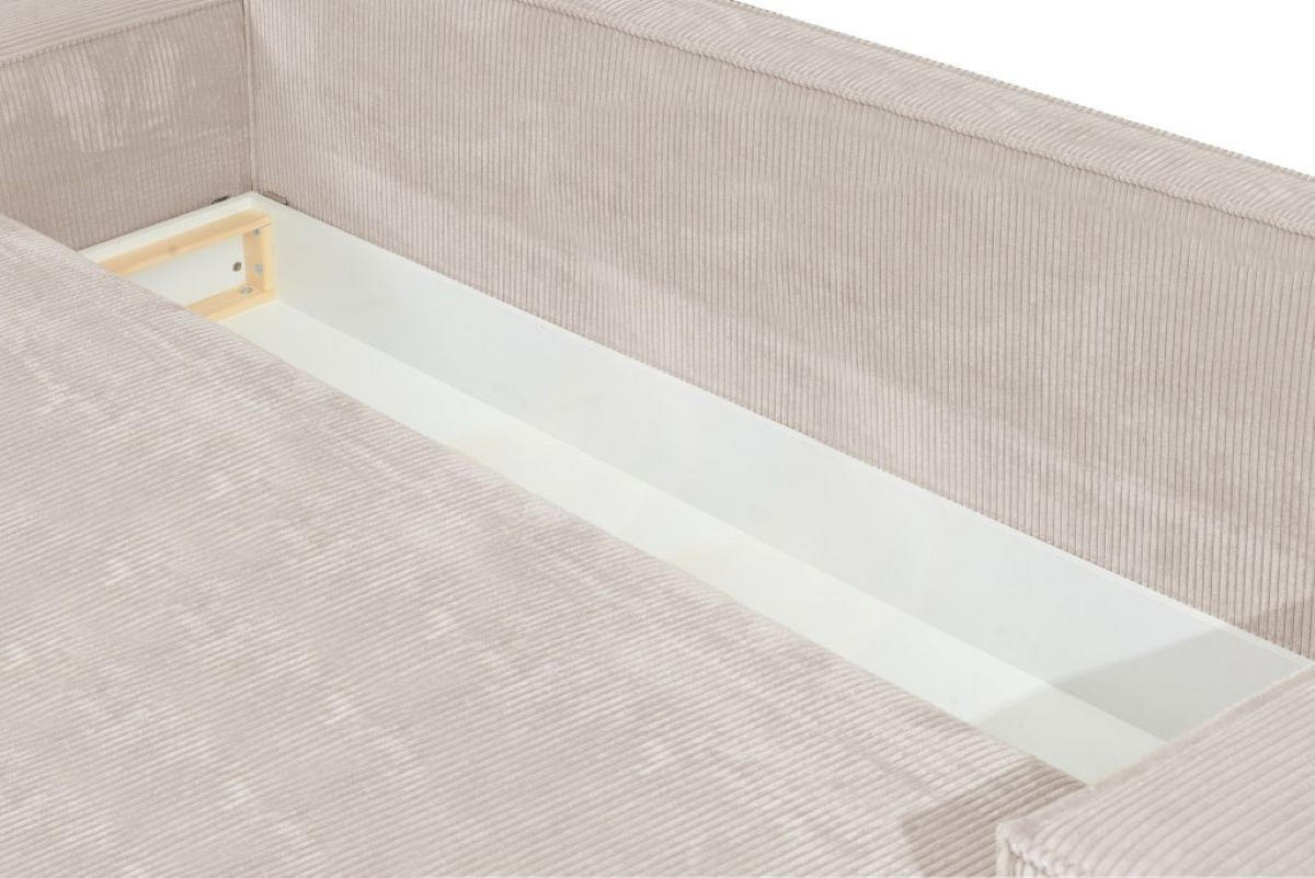 SOFA Passio III 250 x 105 cm, mit Schlaffunktion und Bettkasten, cappucino - Cappuccino, Kunststoff (250/98/105cm) - Margaret Hadas24