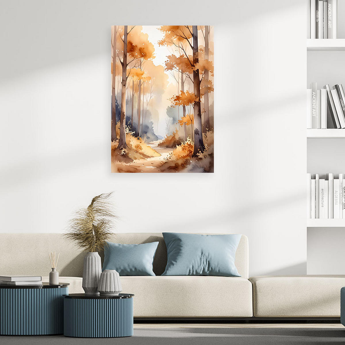 LEINWANDBILD Natur und Botanik 60x90cm - Beige, Textil (60/90cm) - Feeby