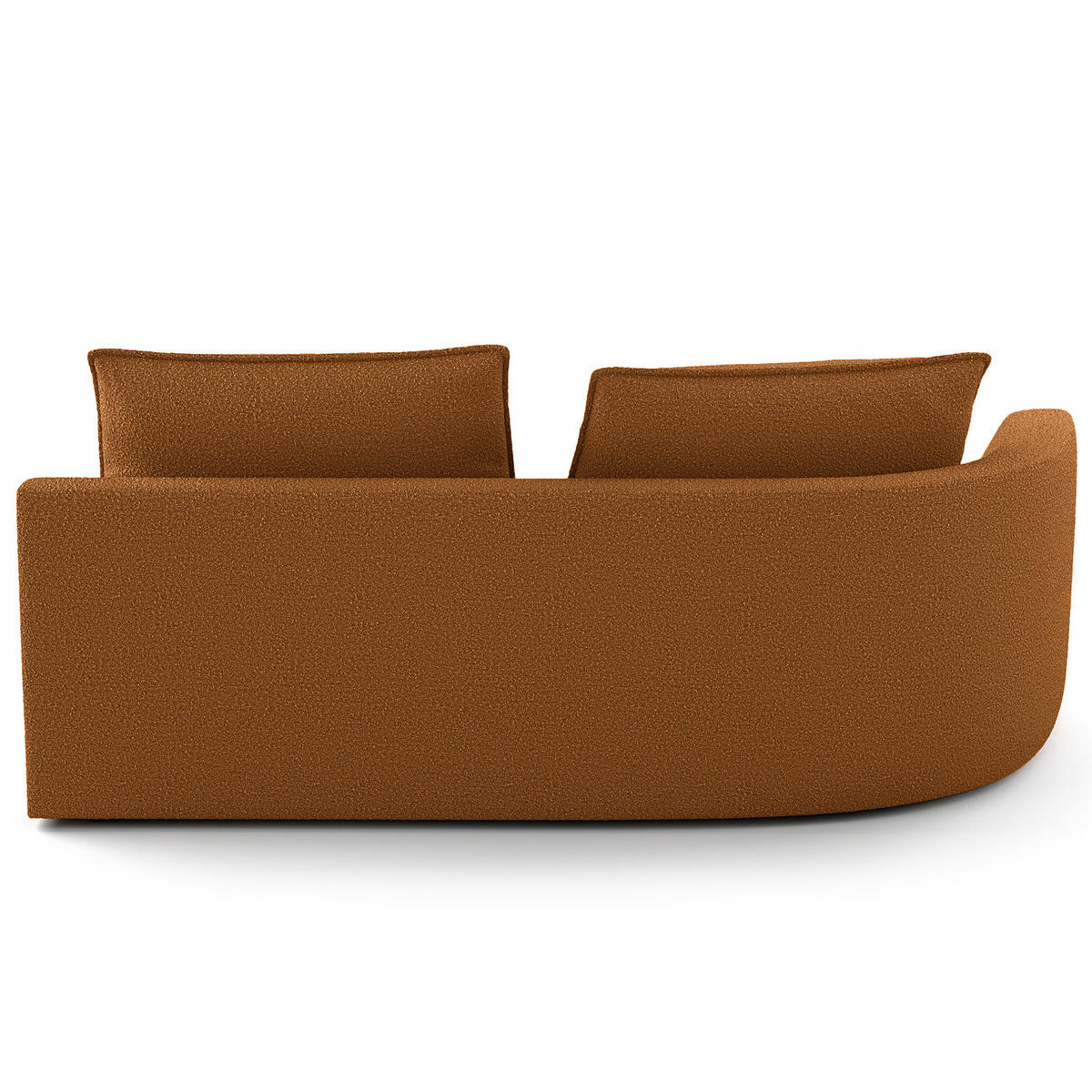 OTTOMANE - modular - Beige/Schwarz, Kunststoff/Textil (196/82/146cm) - home24