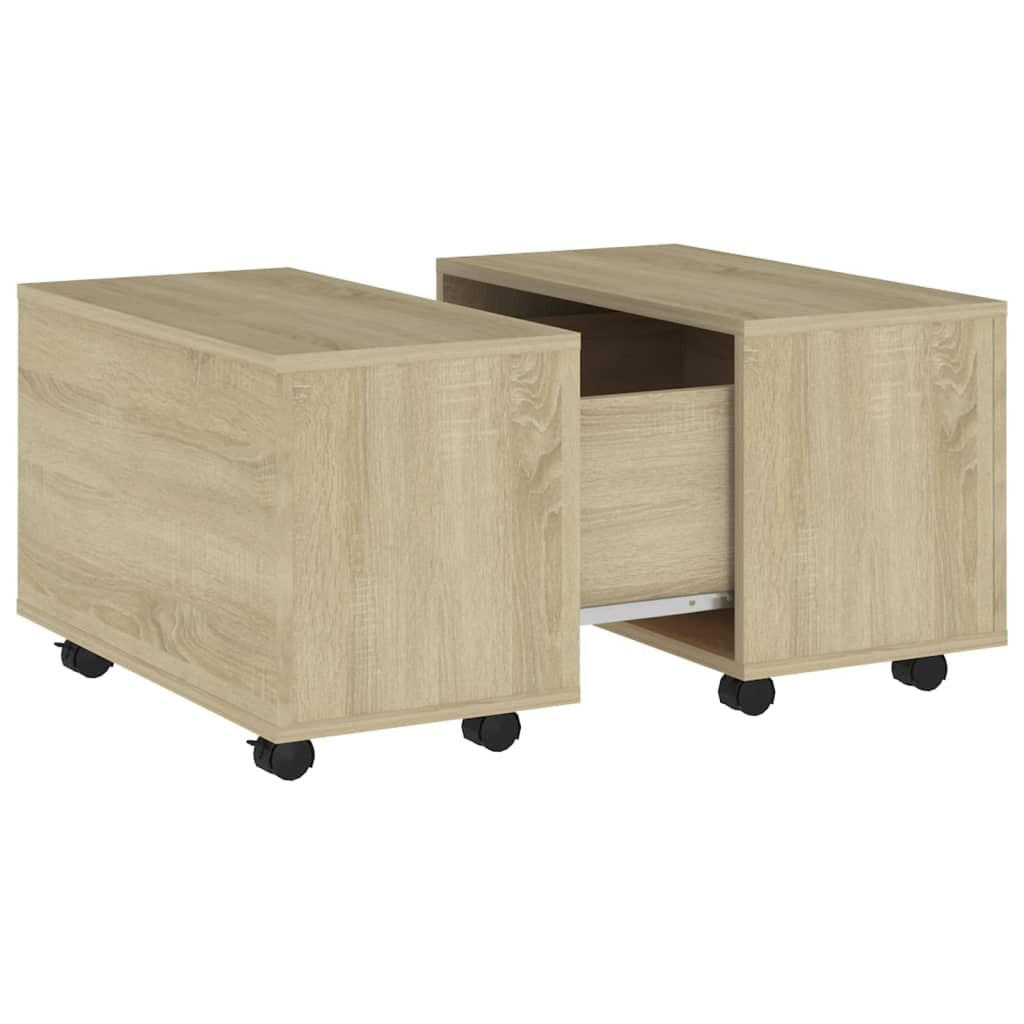COUCHTISCH Sonoma-Eiche 60x60x38 cm Holzwerkstoff - Braun, Holzwerkstoff (60/60/38cm) - furnicato