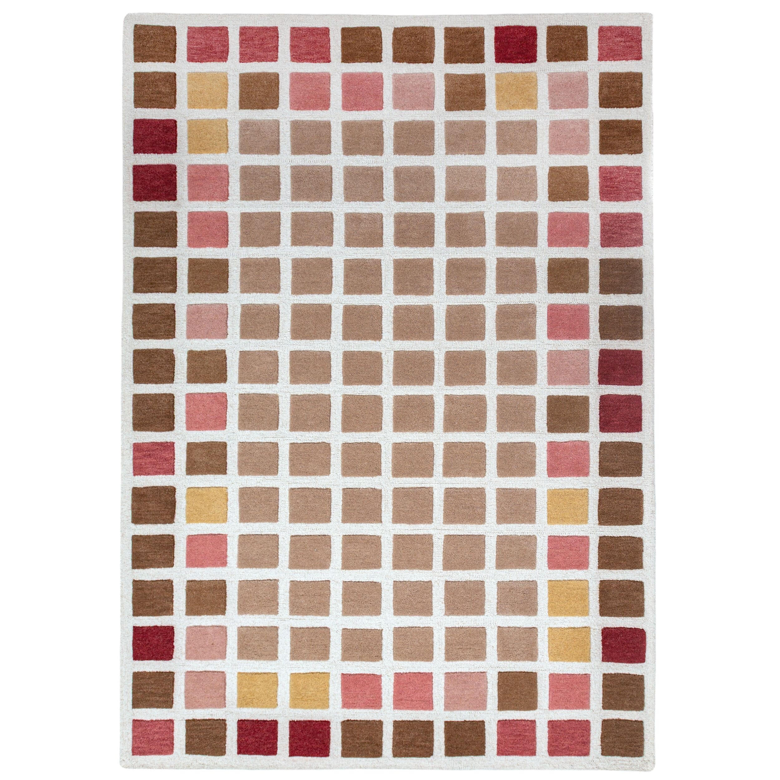 Kadima Design Wollteppich Rosa 140x200 cm
