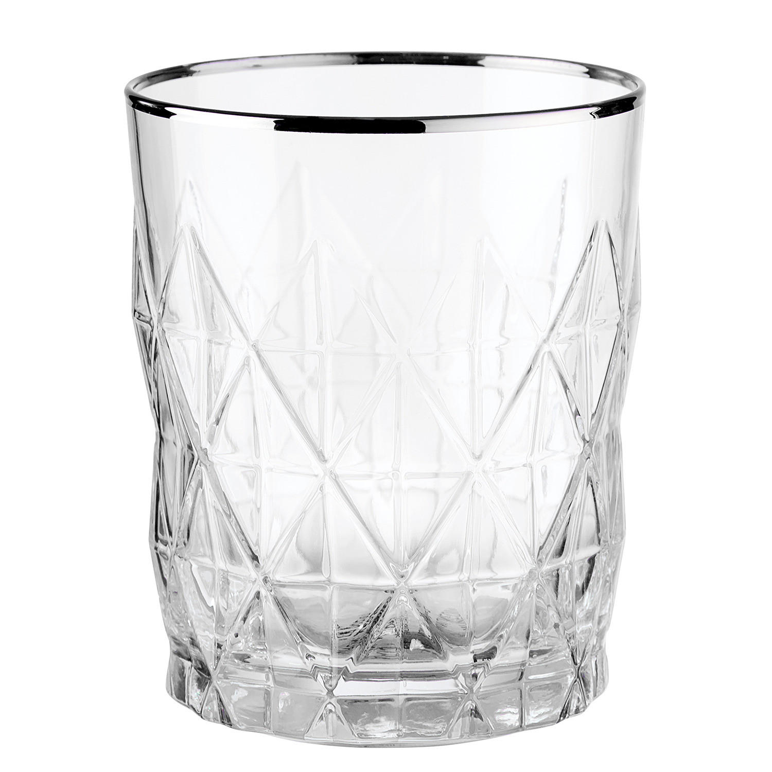 TRINKGLAS (6er Set) Upscale - Silbereichenfarben, Glas (0.34L) - Butlers