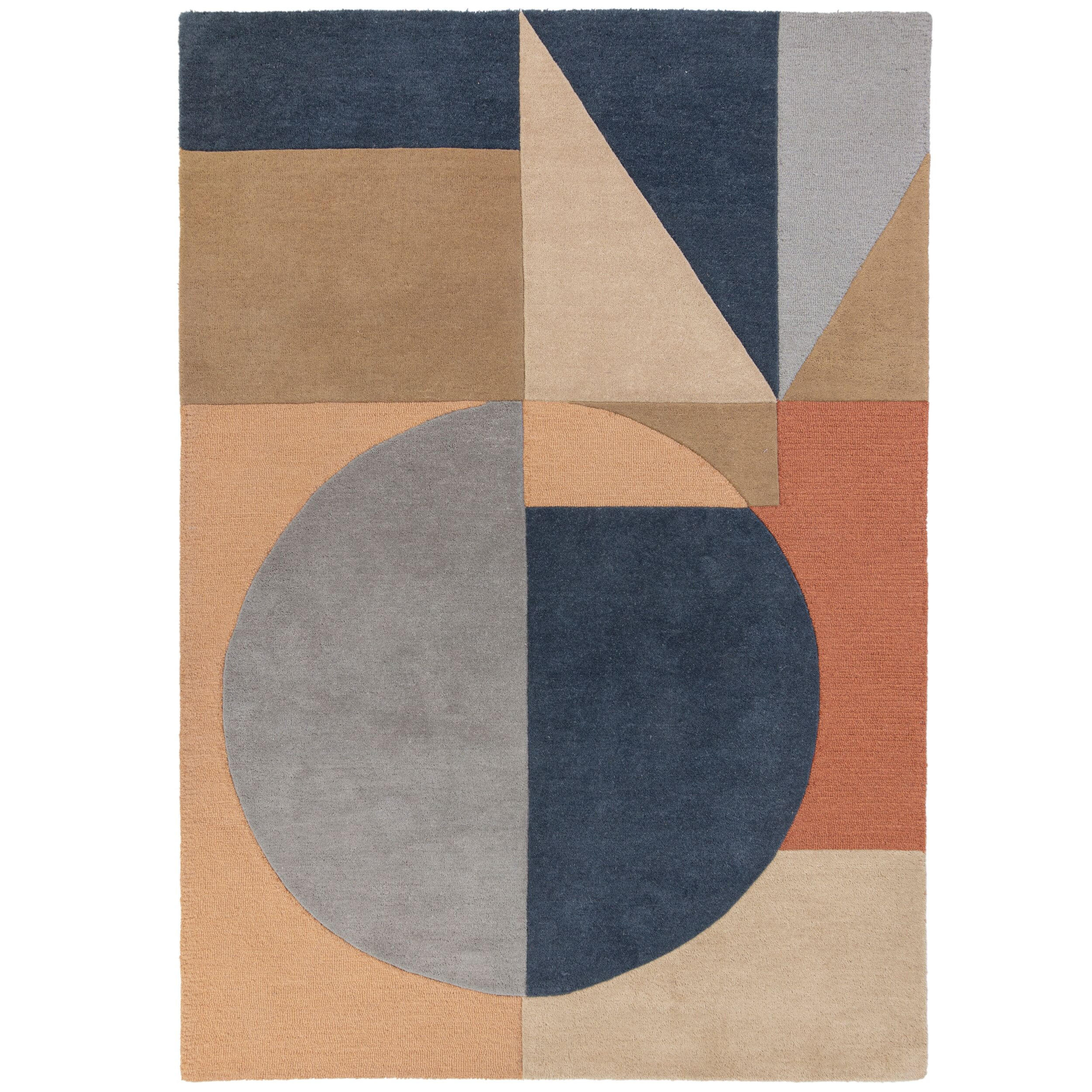 WOLLTEPPICH Geo-Design, mehrfarbig DEBEN COLE, Multi 200x290 cm - Multicolor, Textil (200/290cm) - KADIMA DESIGN