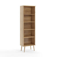 STANDREGAL Bücherregal Monilea EICHENFARBE - Sonoma Eiche, Holzwerkstoff (46/180/32cm) - Fedve