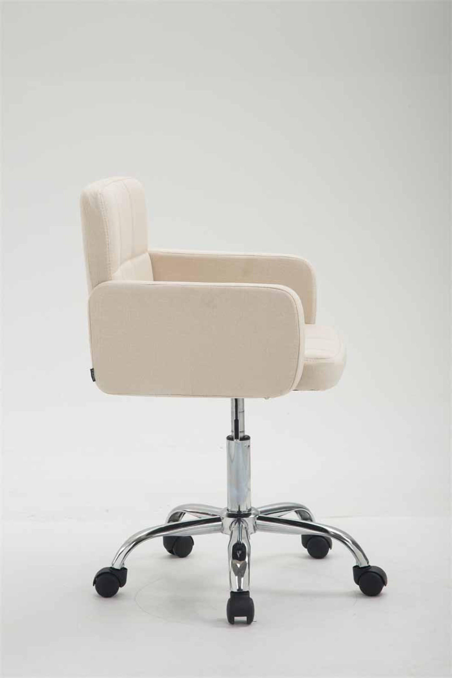 Thumbnail - TPFLiving Arbeitshocker, Natur, Metall, 60x89x52 cm, Arbeitszimmer, Bürostühle, Bürohocker