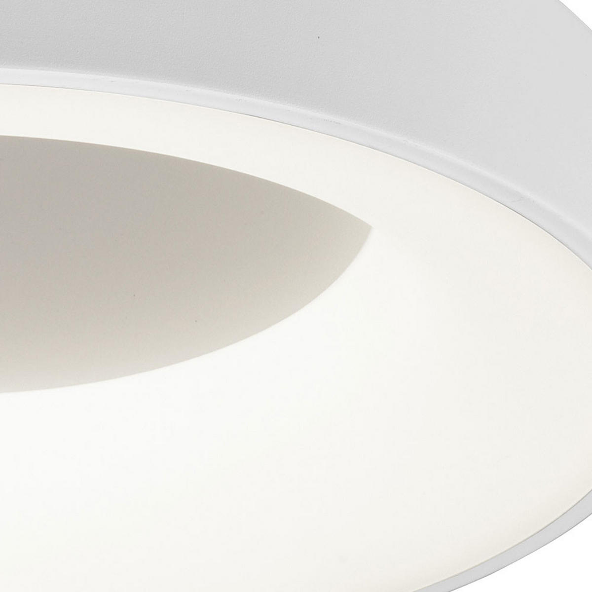 LED DECKENLEUCHTE Girona Weiß Matt - Weiß, Metall (11/45/11cm)