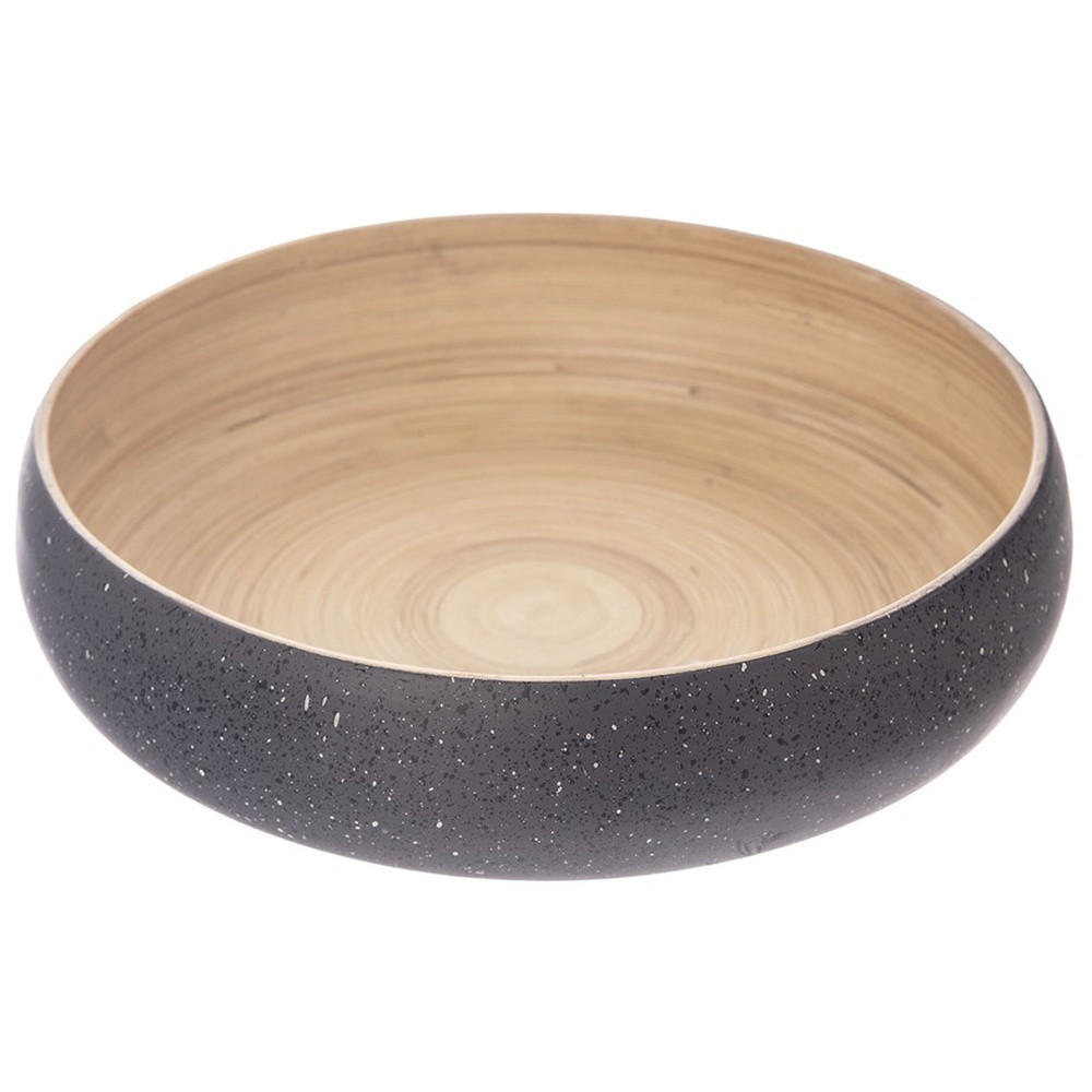 Orion  Orion Bambusschale Grau 30x7.5x30 cm