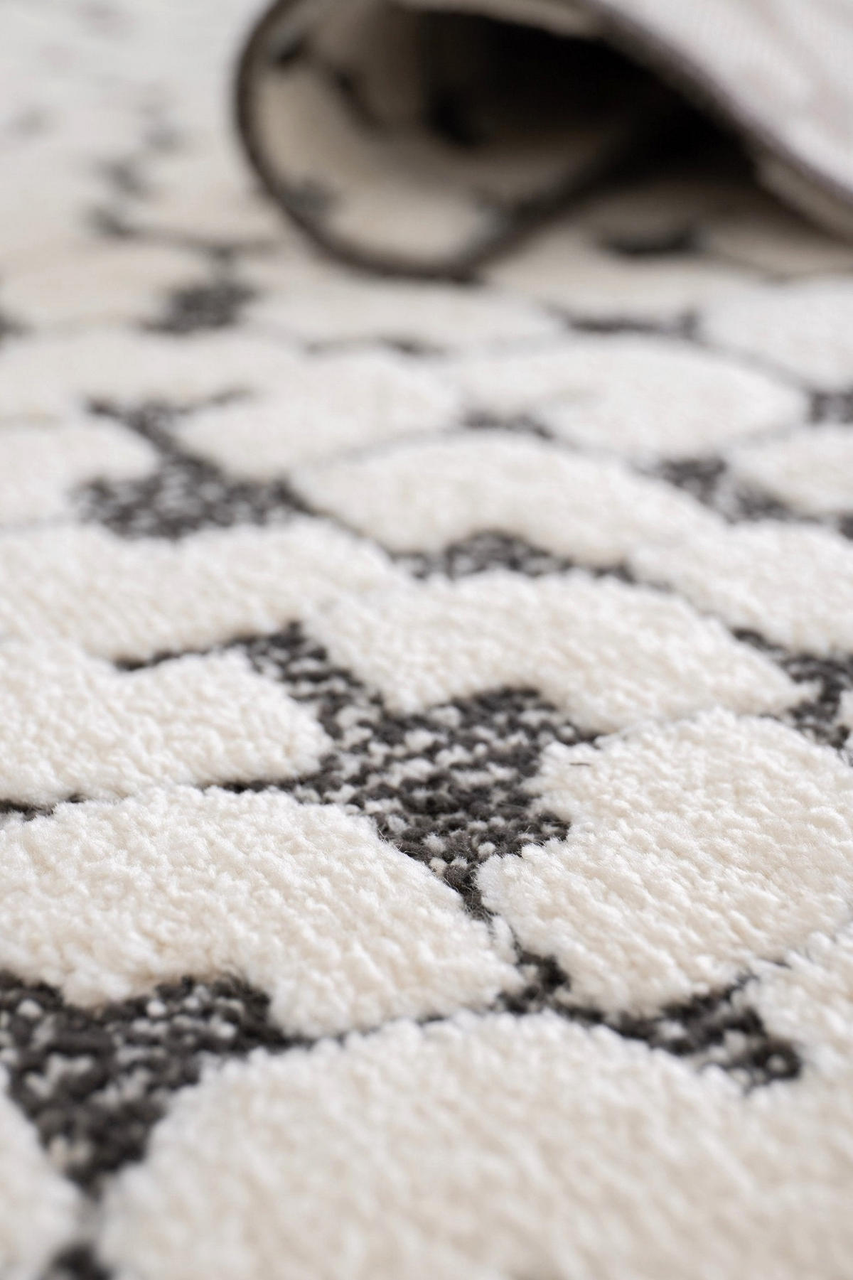 TEPPICH ultrafein mit Skulptureffekt grau - Grau, Textil (120/170cm) - AFK Living