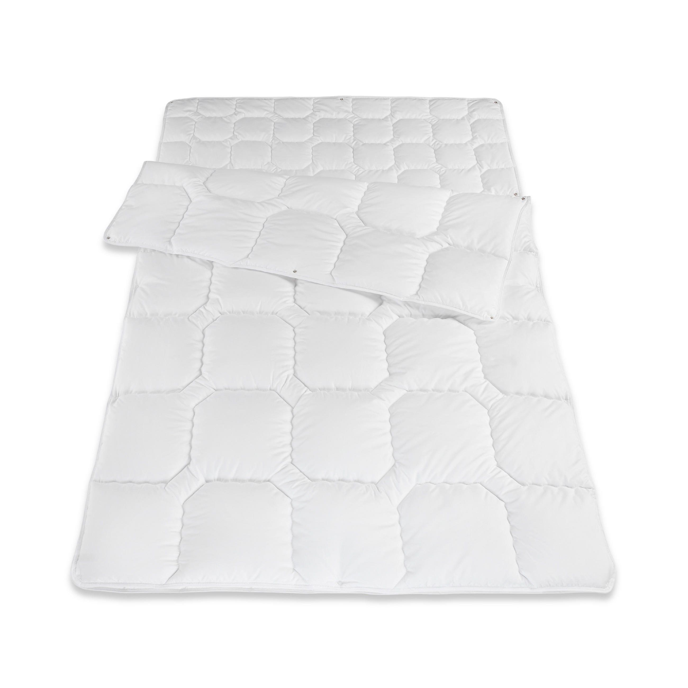 STEPPBETT Softline, verschiedene Wärmestufen, Allergikergeeignet, Ausführung: Vierjahreszeiten-Steppbett, Größe: 200 x 200 cm - Weiß, Textil (200/200cm) - Betten-ABC