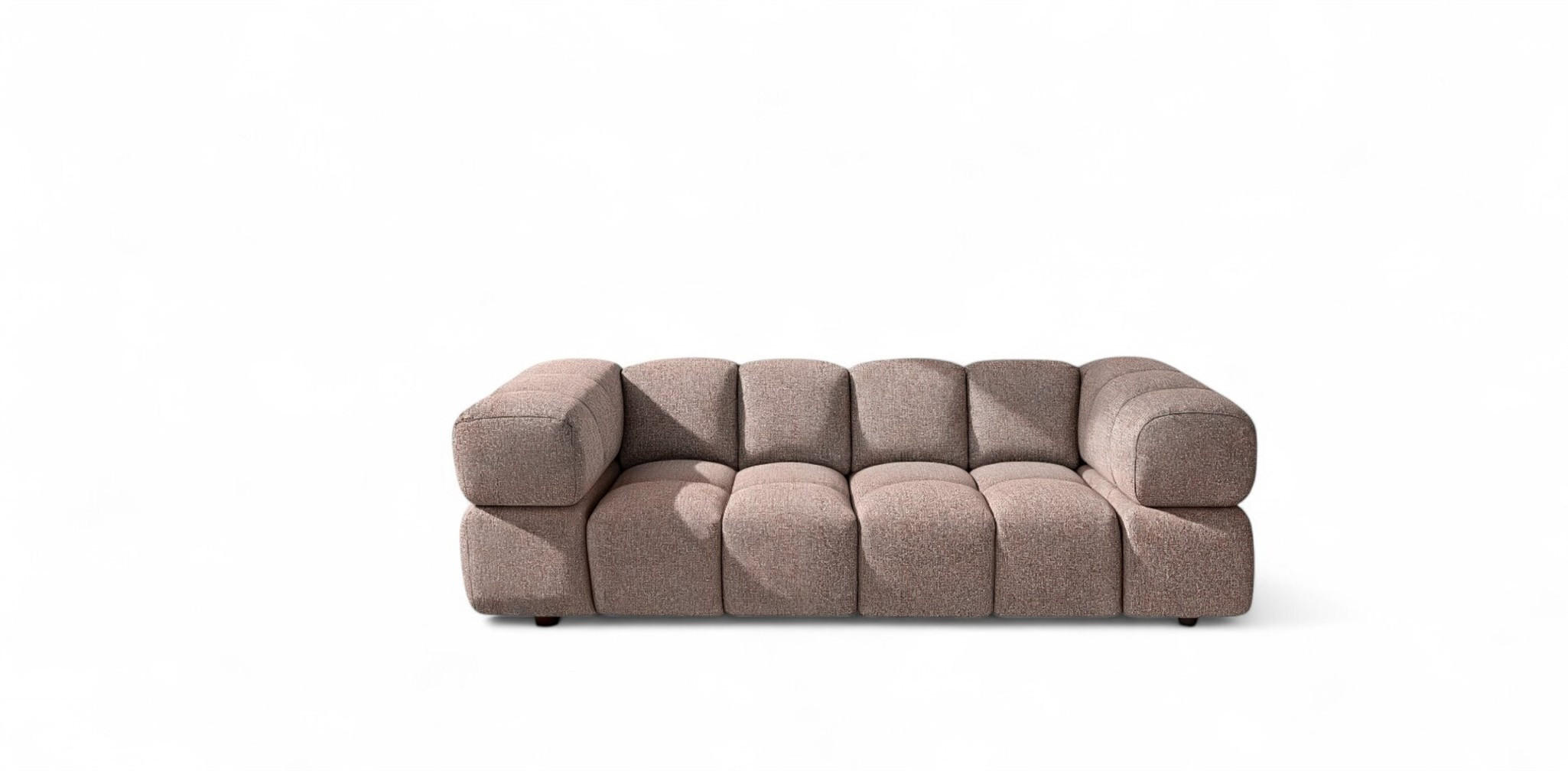 SOFA 3-sitzer Blanche In Puente - Violett, Holzwerkstoff/Textil (240/70/96cm) - Fun Möbel