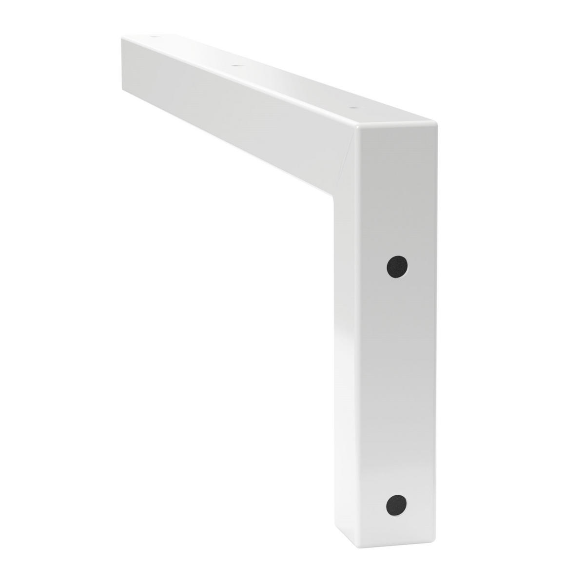 REGALHALTERUNG - Weiß, Metall (15/3/45cm) - ML-DESIGN