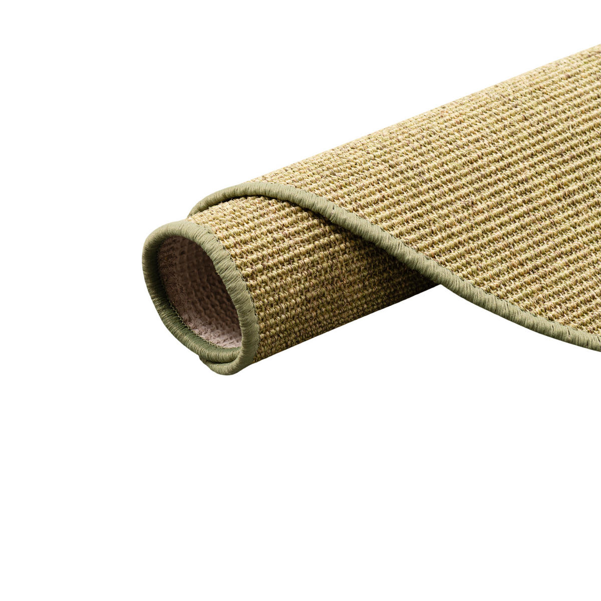 SISAL NATUR TEPPICH RUND - Grün, Textil (160/160cm) - Snapstyle