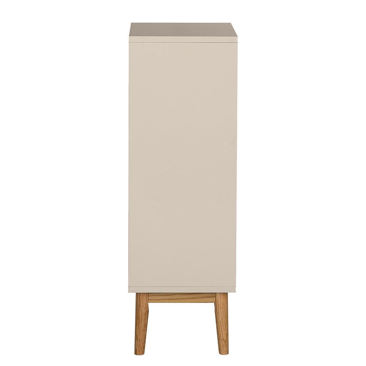 UNTERSCHRANK - Holzwerkstoff / Teilmassivholz - Taupe, Holz/Holzwerkstoff (40/97/32cm) - home24