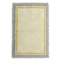 KINDERTEPPICH aus hochwertiger Baumwolle grau - Grau, Naturmaterialien (120/170cm) - AFK Living