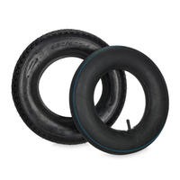 SCHUBKARRENRAD - Schwarz, Kunststoff (40/40/10cm) - Relaxdays