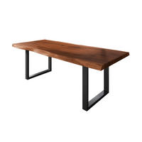 ESSTISCH TITAN - Schwarz/Braun, Holz (110/240/79cm) - SAM