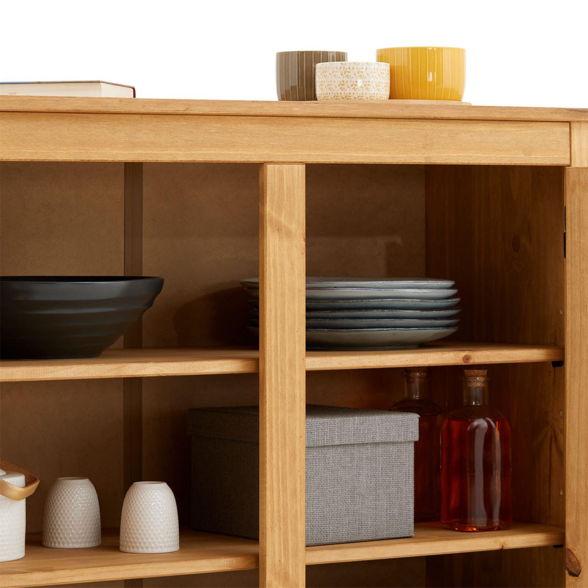 KOMMODE CANCUN - Kieferfarben, Holz (93/80/40cm) - CARO-Möbel