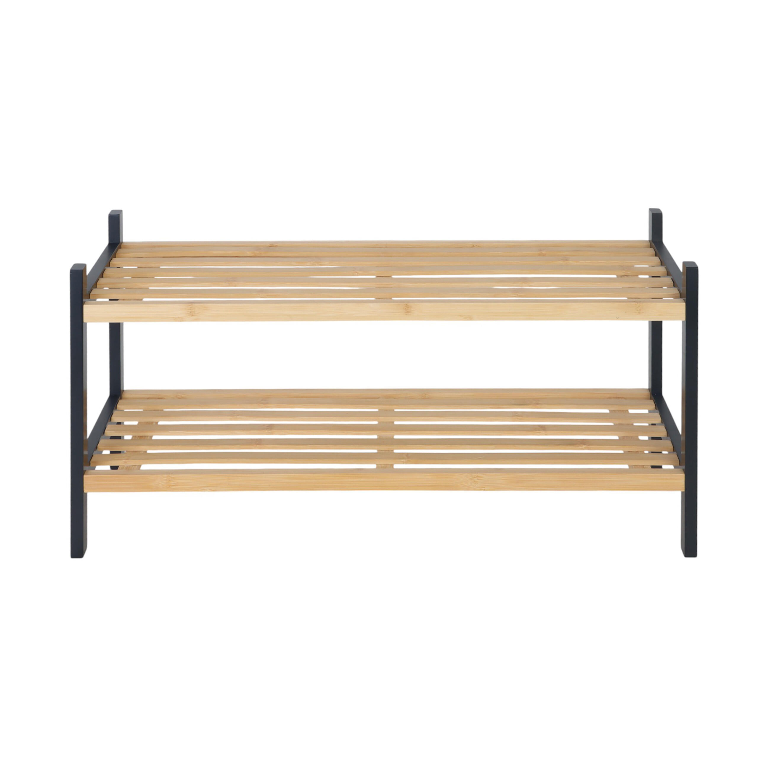 SCHUHREGAL - Hellbraun, Holz (70/33/26cm) - Relaxdays