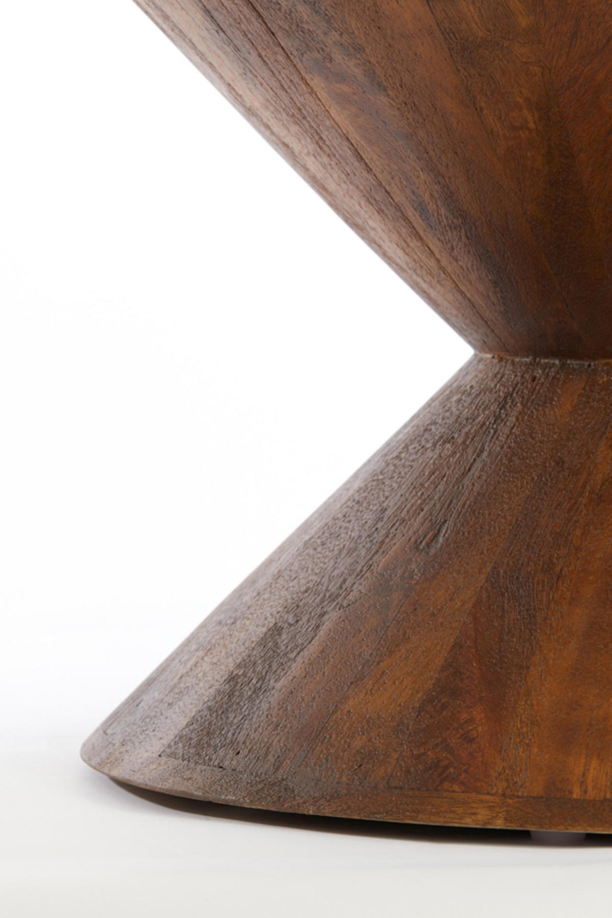 BEISTELLTISCH Larus Braun Ø45/60 cm - Dunkelbraun, Holz (45/45/60cm) - Light & Living
