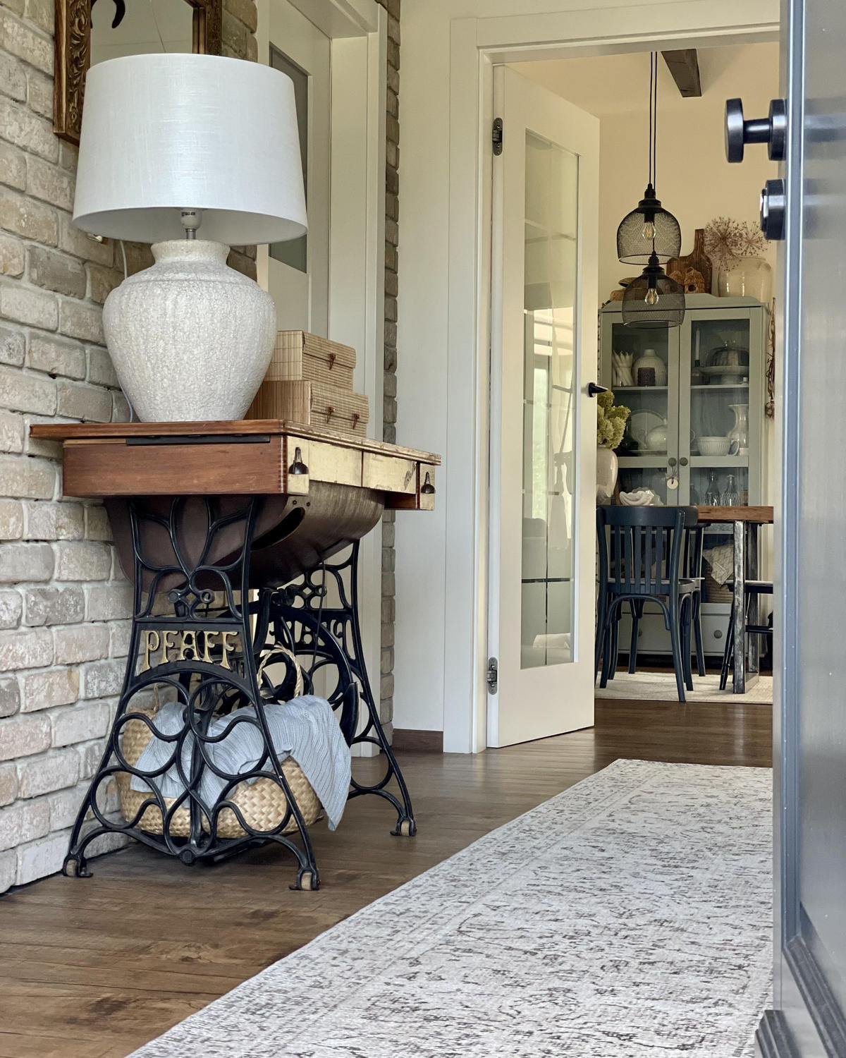 STOLNÍ LAMPA Caine 40/40/60 cm - bílá, keramika (40/40/60cm) - Beliani