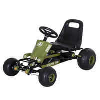 GOKART 35Kg 3-8 JAHRE - Grün, Kunststoff/Metall (99/65/56cm) - Jamb