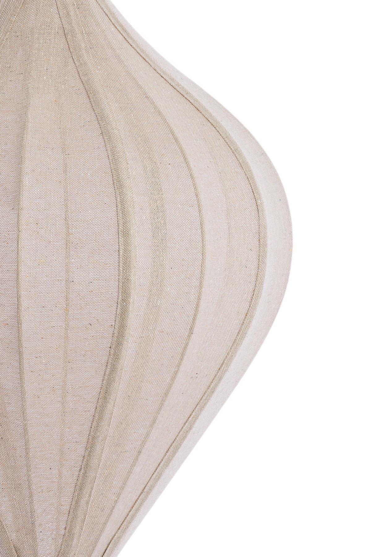 HÄNGELAMPE Pasto Weiß Ø31/38 cm - Weiß, Textil (31/31/38cm) - Light & Living