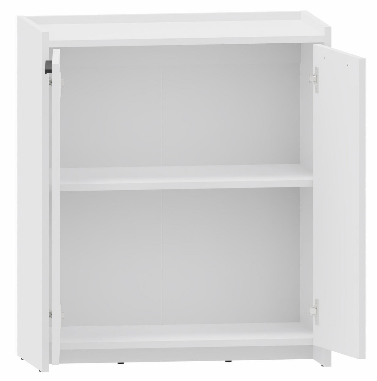 KOMMODE ALTIVO COM 70 2D Weiß 68,8/35,9/80,6 cm - Weiß, Holzwerkstoff (68.8/80.6/35.9cm) - Matkam Möbel