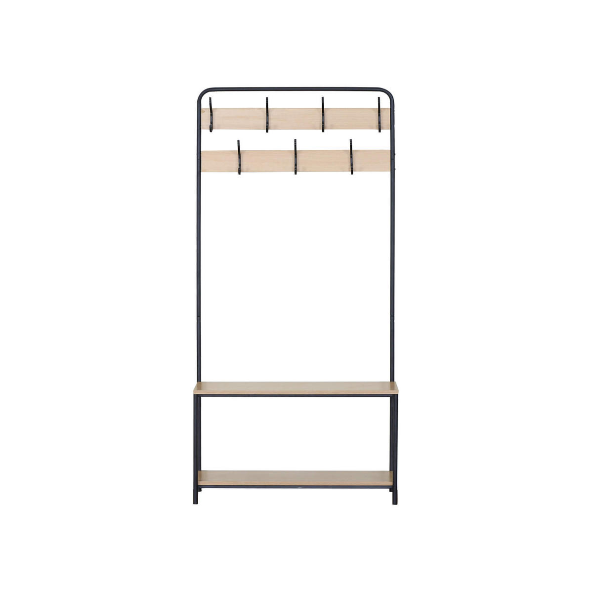 GARDEROBE SCHUHSCHRANK Beige 30/80/170 cm - Beige, Metall (30/170/80cm) - Mobili Rebecca