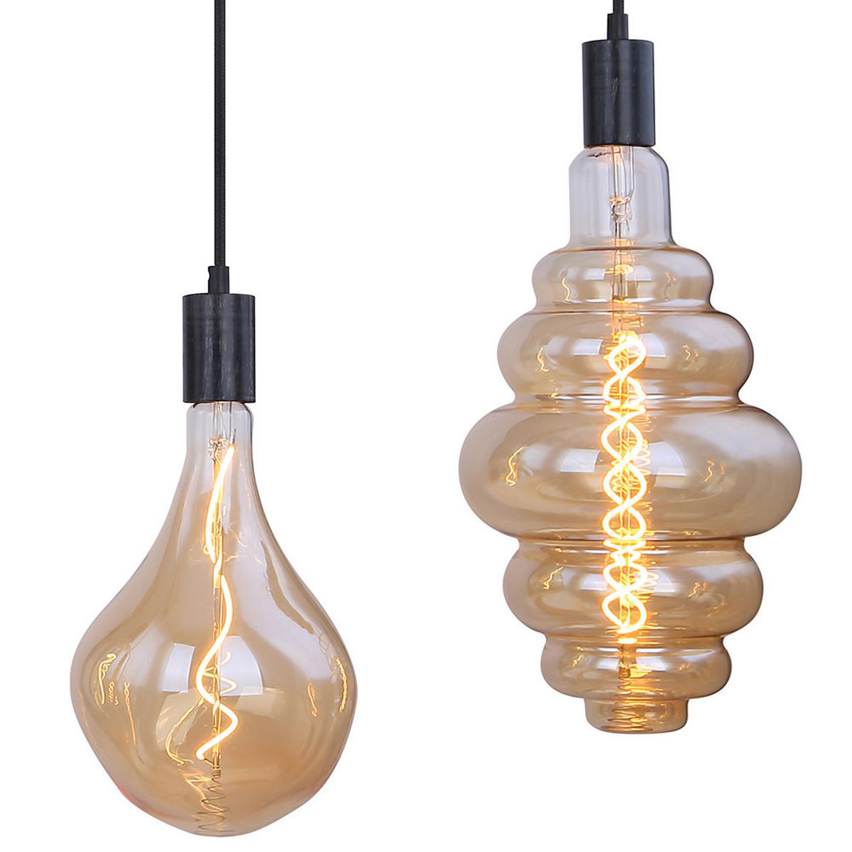 HÄNGELEUCHTE Metall Holz Schwarz matt - Schwarz, Holz (90/9/120cm) - Globo Lighting