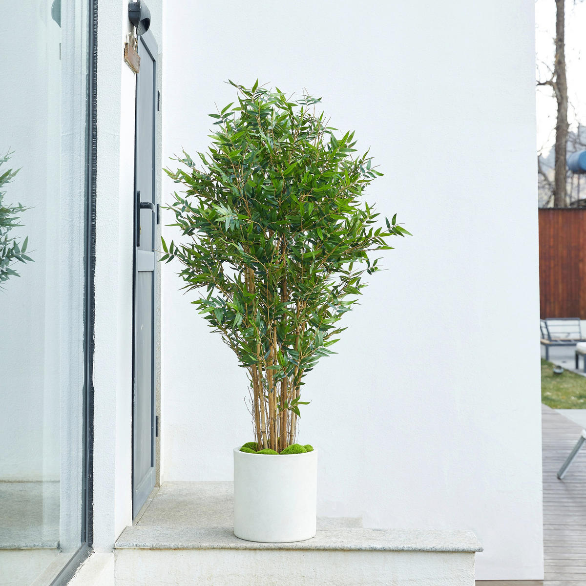 KUNSTBAUM Künstlicher Bambus – Renjirō 150 cm - Grün, Kunststoff (150cm) - aplanta