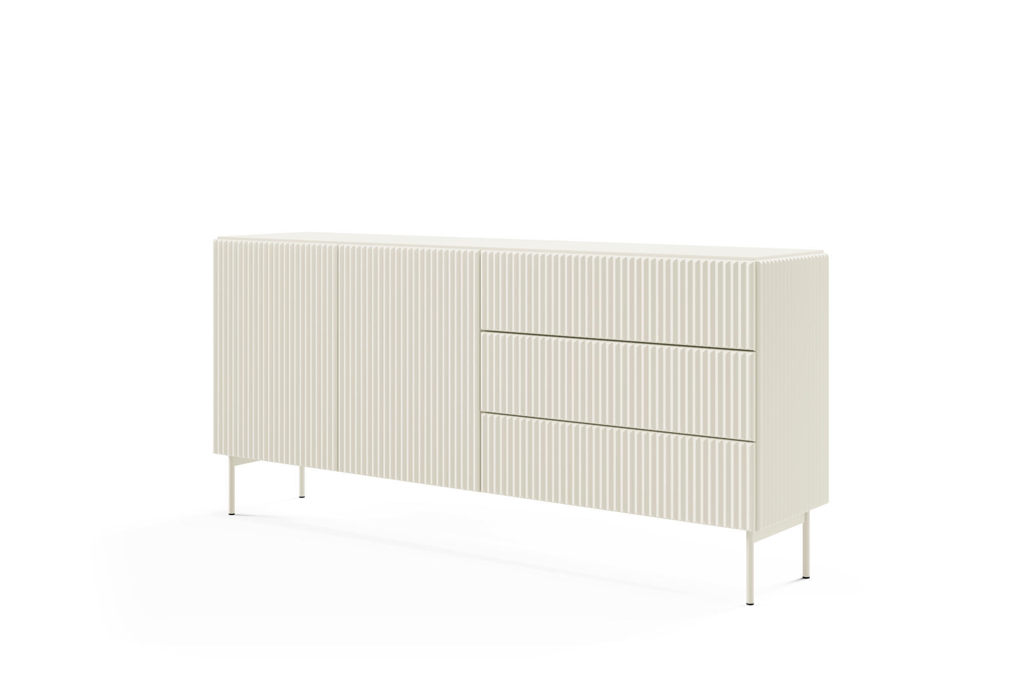 SIDEBOARD MUTI Beige 177x40x81 cm - Beige, Holzwerkstoff (177/81/40cm) - FURNLUX