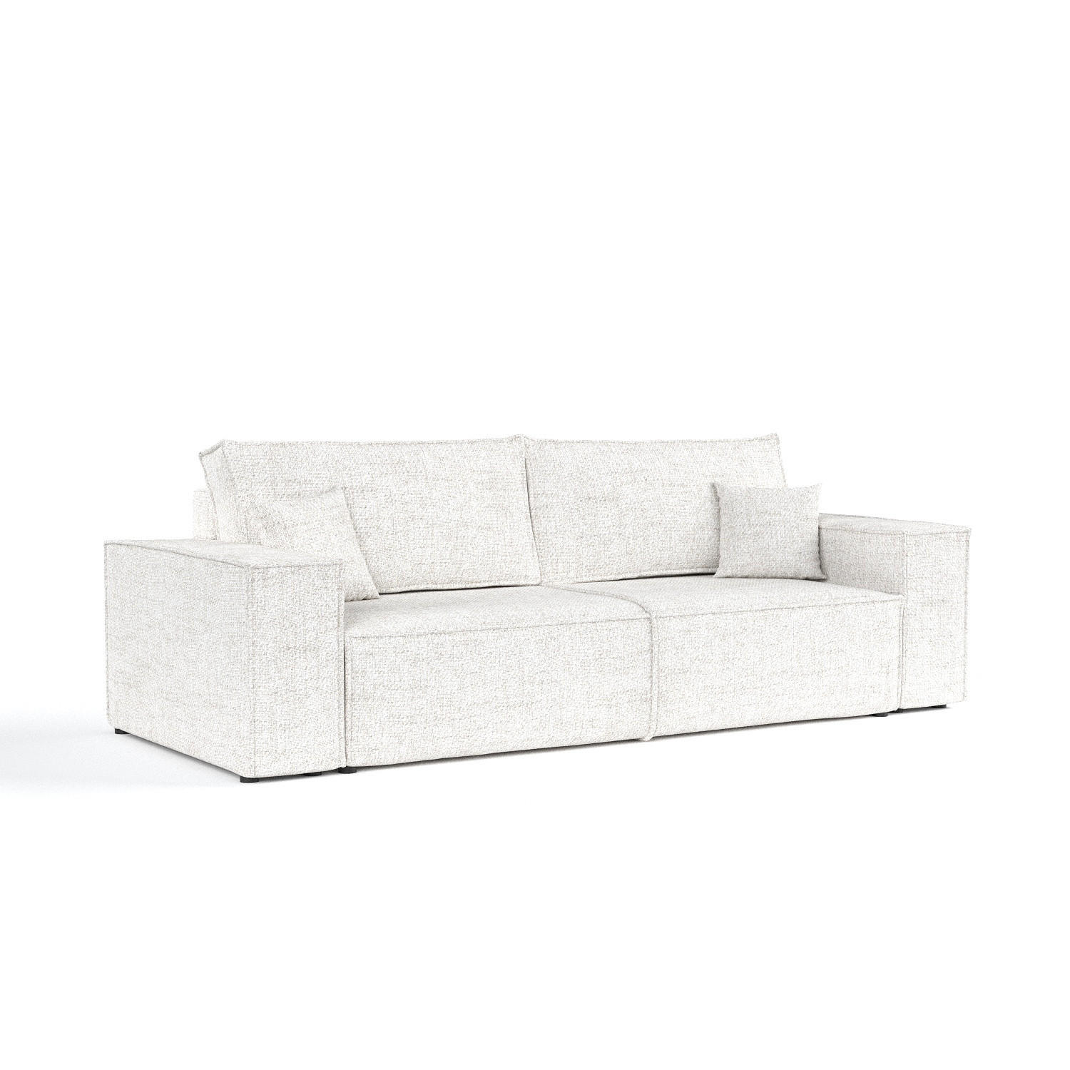 AltaBeds Sofa Creme 255x70x105 cm