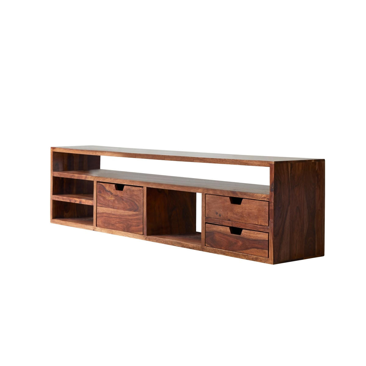 TV-SCHRANK Kwarto Braun aus Palisander - Braun, Holz (170/42/32cm) - Tikamoon