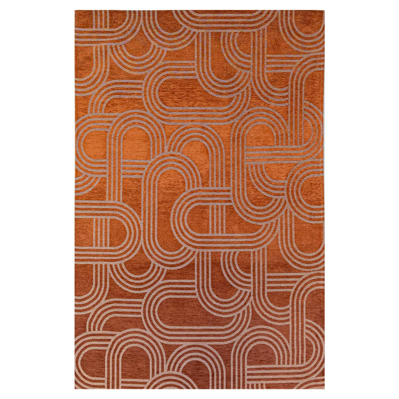 TEPPICH Disco Red Pepper 170/240 cm - Rot, Textil (170/240cm) - Lola&Moi
