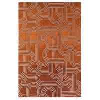 TEPPICH Disco Red Pepper 170/240 cm - Rot, Textil (170/240cm) - Lola&Moi