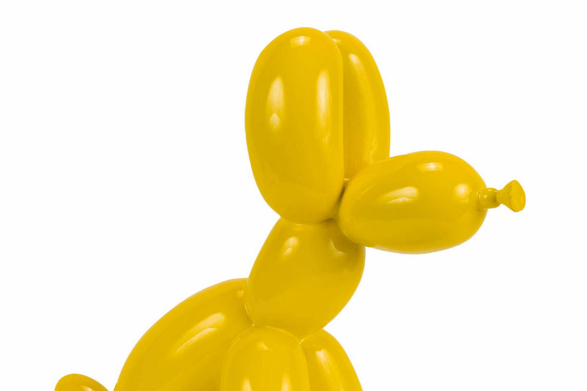 SKULPTUR Gelb 30/28 cm - Gelb, Stein (1.15/28/18cm) - KUNSTLOFT