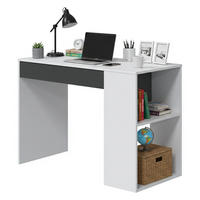 SCHREIBTISCH Weiß, Anthrazit 50/101/73 cm - Weiß, Holzwerkstoff (50/101/73cm) - DMORA