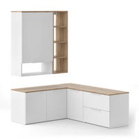 ŽIVÁ STĚNA Wido Bílá/Sonoma - bílá/Sonoma dub, kompozitní dřevo (80/50/40cm) - Vicco