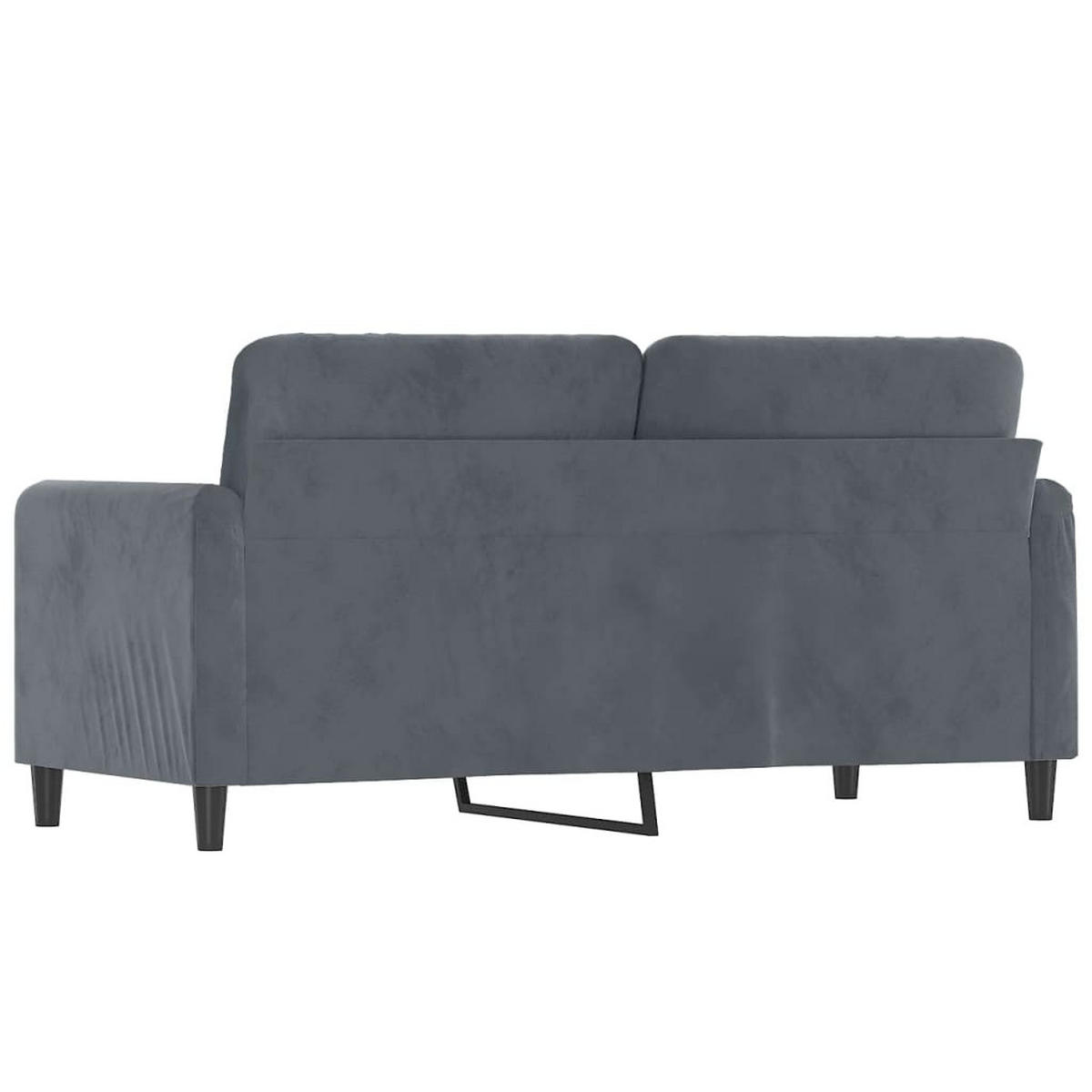 2-SITZER-SOFA Thompson - Grau, Naturmaterialien (158/77/80cm) - Nettlife