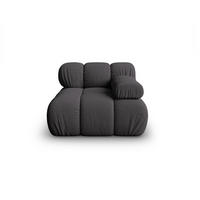 MODUL rechts Bellis aus 3D-Stoff expresso - Graubraun, Textil (94/70/94cm) - Micadoni