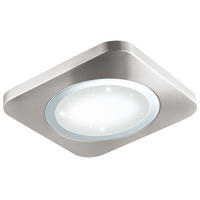 LED WANDLEUCHTE Metall Silber Kristalleffekt - Silberfarben, Metall (40/4/40cm)