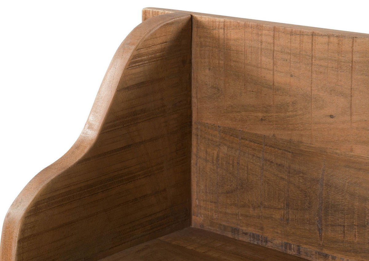 WANDREGAL Akazie 85x22x24 natur versiegelt NATURE OF SPIRIT #317 - Braun, Holzwerkstoff (85/24/22cm) - Massivmoebel24