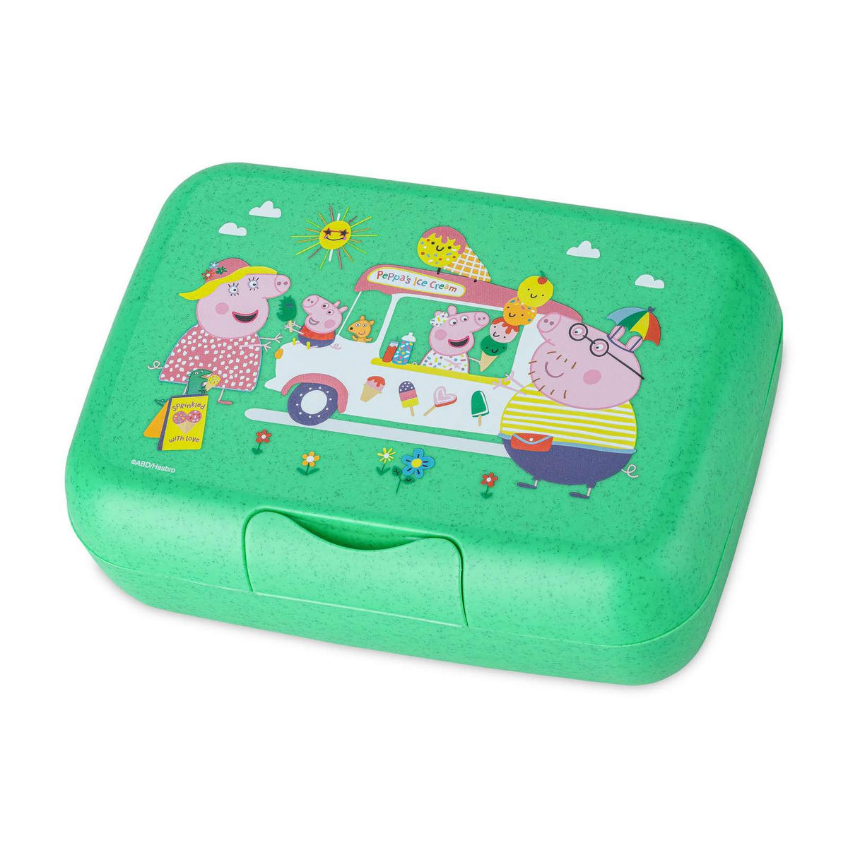BROTDOSE Peppa Pig Candy L - Grün, Kunststoff (13.5/6.5/19cm)