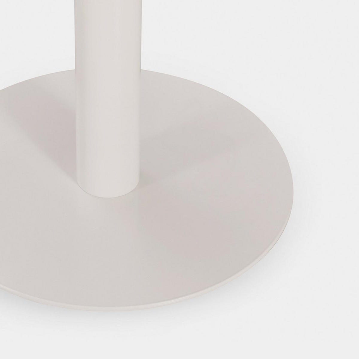 ESSTISCH Thule Beige 60 cm x 76 cm - Beige, Metall (60/60/76cm) - Klast Home