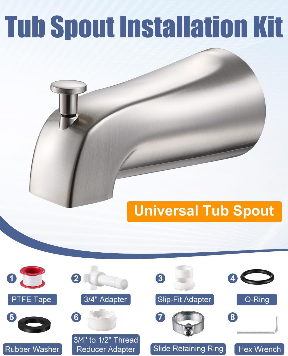 BADEWANNENARMATUR – gebürstete Oberfläche - Goldfarben, Metall (15/7/8cm)