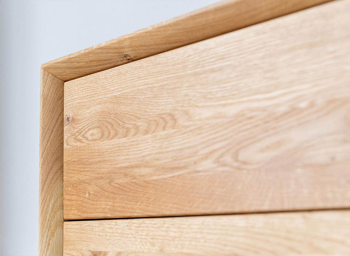 WOHNWAND 2er-Set Modern Loft Eiche Natur 321 / 50 / 90cm - Eichefarben/Schwarz, Holz/Metall (321/90/50cm) - Feldmann-Wohnen