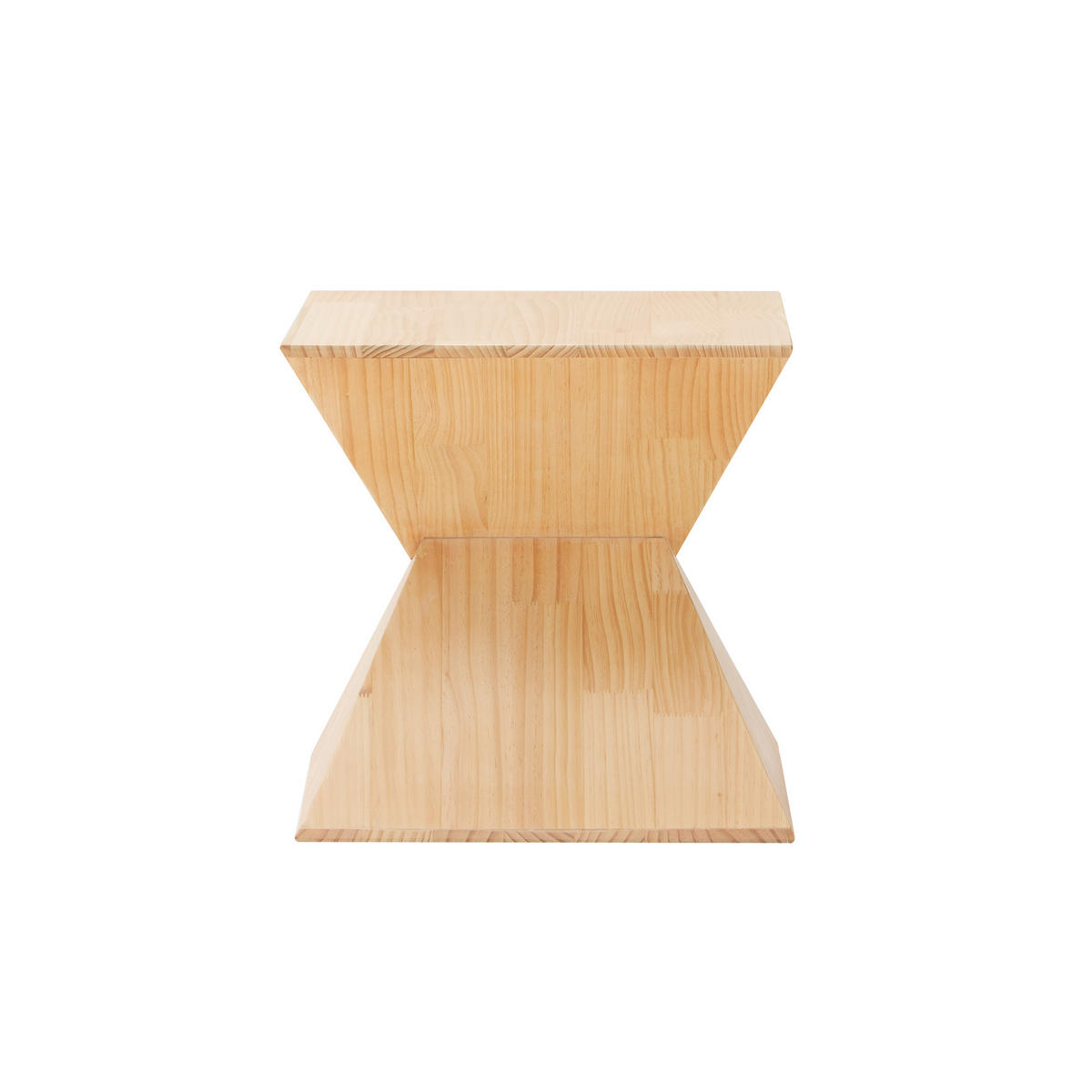 BEISTELLTISCH Rechteckig Braun 45 x 45 x 45 cm - Braun, Holz (45/45/45cm) - Nordlys