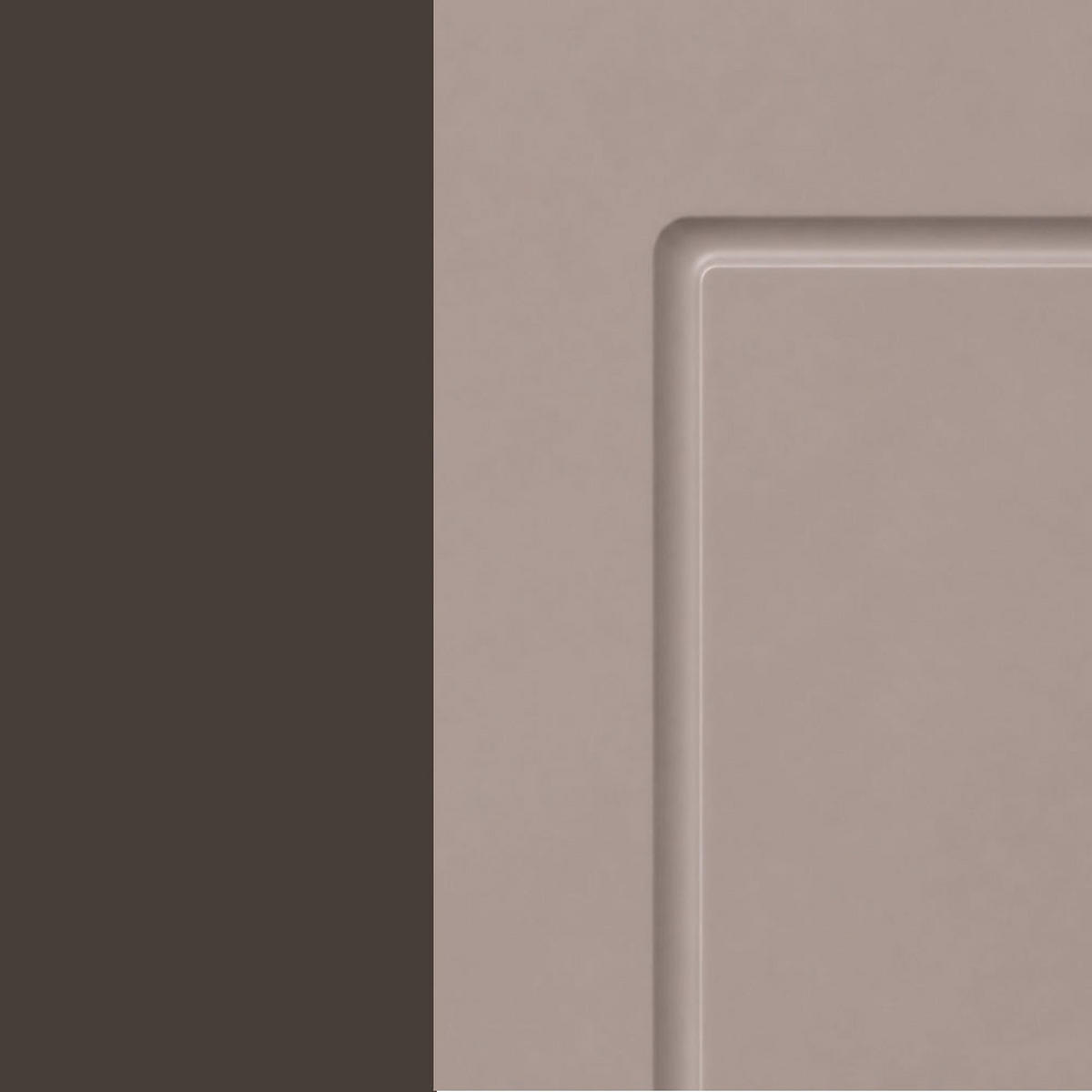 KÜCHENHÄNGESCHRANK Kvantum W2/20 Lava / Beige Matt 20 / 32,5 / 72cm - Dunkelgrau/Beige, Holz/Holzwerkstoff (20/72/32.5cm) - Feldmann-Wohnen
