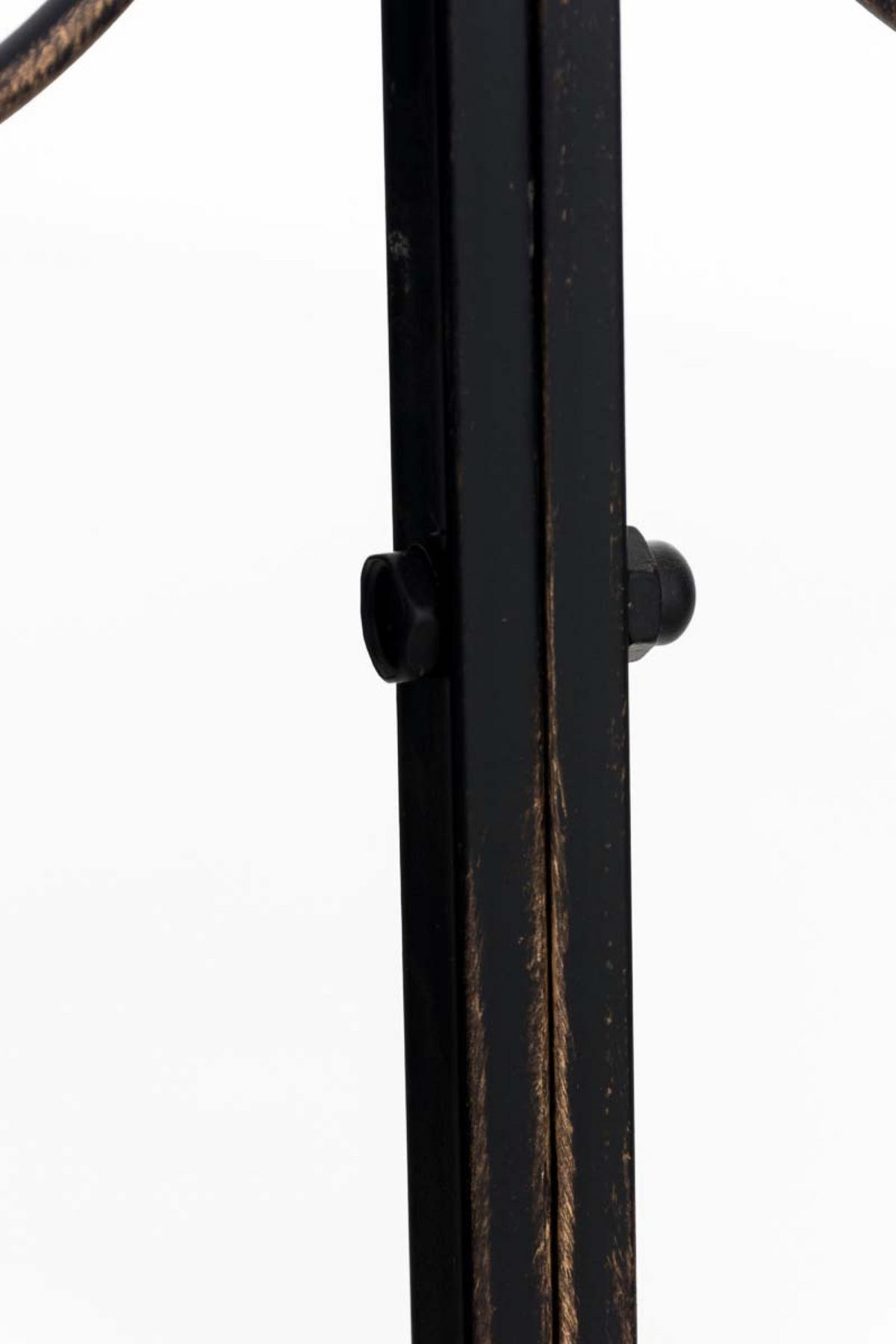 HALBPAVILLON Rosalia mit Sitzbank bronze - Braun, Metall (120/178/58cm) - TPFGarden