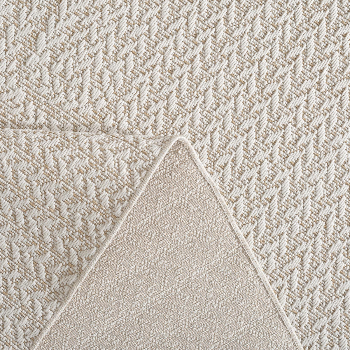 OUTDOORTEPPICH 80/150 cm Waregem 629 - Creme, Kunststoff (80/150cm) - Paco Home